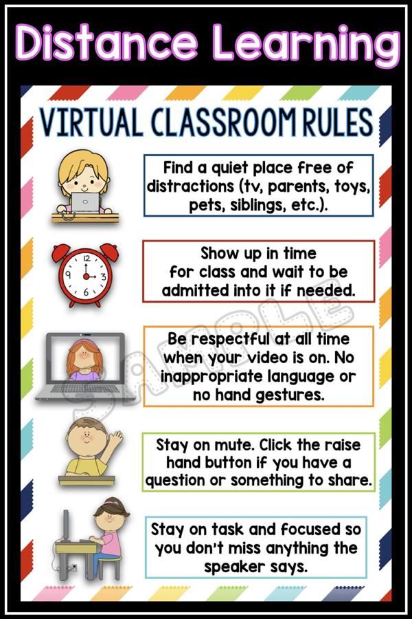 Virtual Classroom rules